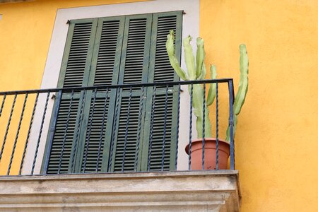 Balcony historic center architecture