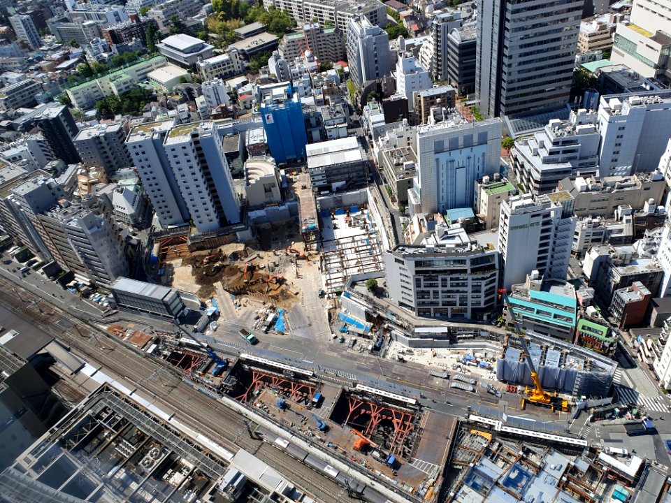 View from Shibuya Stream during covid, April 2021 11
