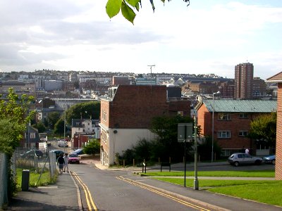 View from Sussex Street, Brighton (looking west) (August 2010)