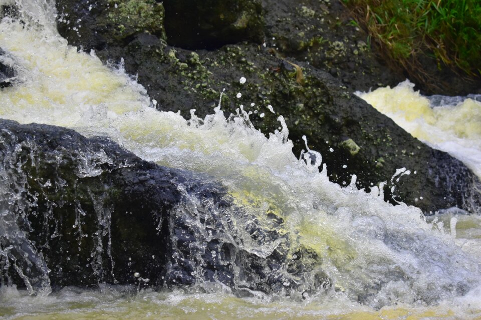 Nature waterfall river