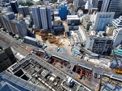View from Shibuya Stream during covid, April 2021 7