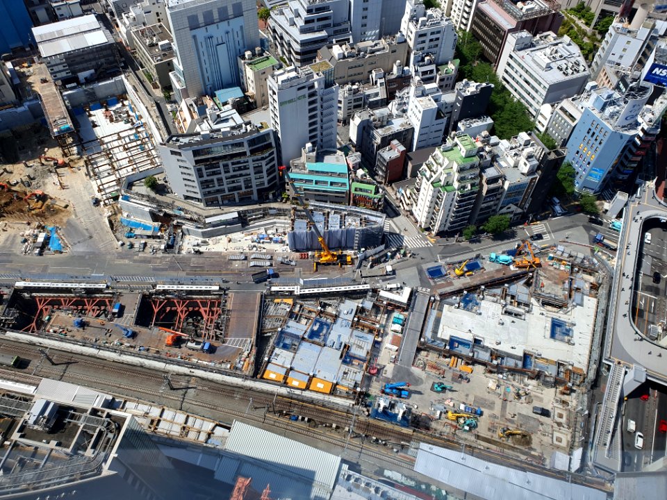 View from Shibuya Stream during covid, April 2021 12