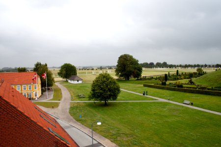 View from the top of the Kongernes Jelling, July 2015
