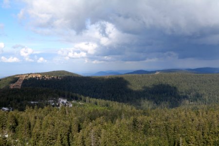 View from trail from Ochsenstall Hornisgrinde to Kleine Grinde 2020-03-14 21