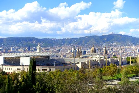 View from the Jardín Botánico de Barcelona - Barcelona, Spain - DSC09216