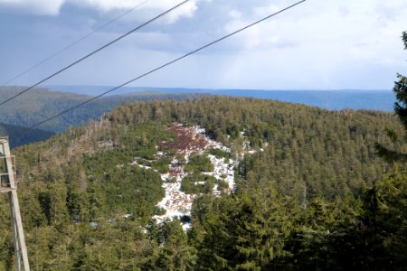 View from trail from Ochsenstall Hornisgrinde to Kleine Grinde 2020-03-14 17