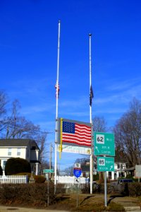 VFW Post 1027 US Flag - Hudson, Massachusetts - DSC08781