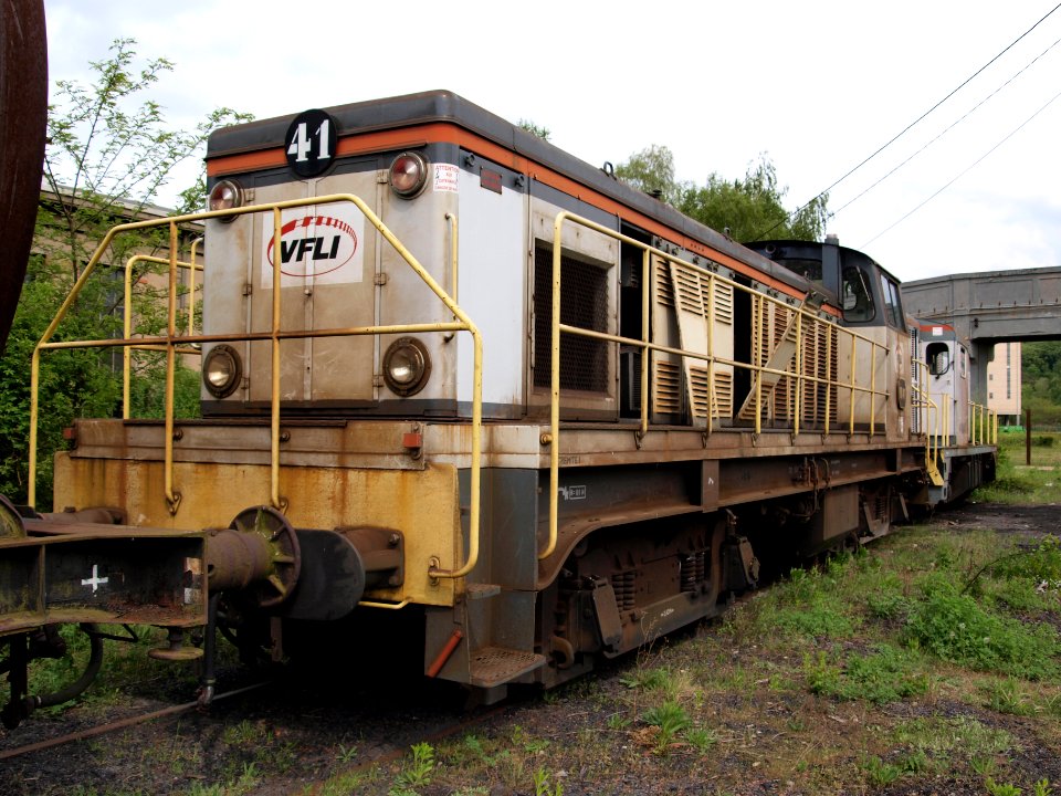 VFLI BB41 diesel locomotive at Petite-Rosselle p1