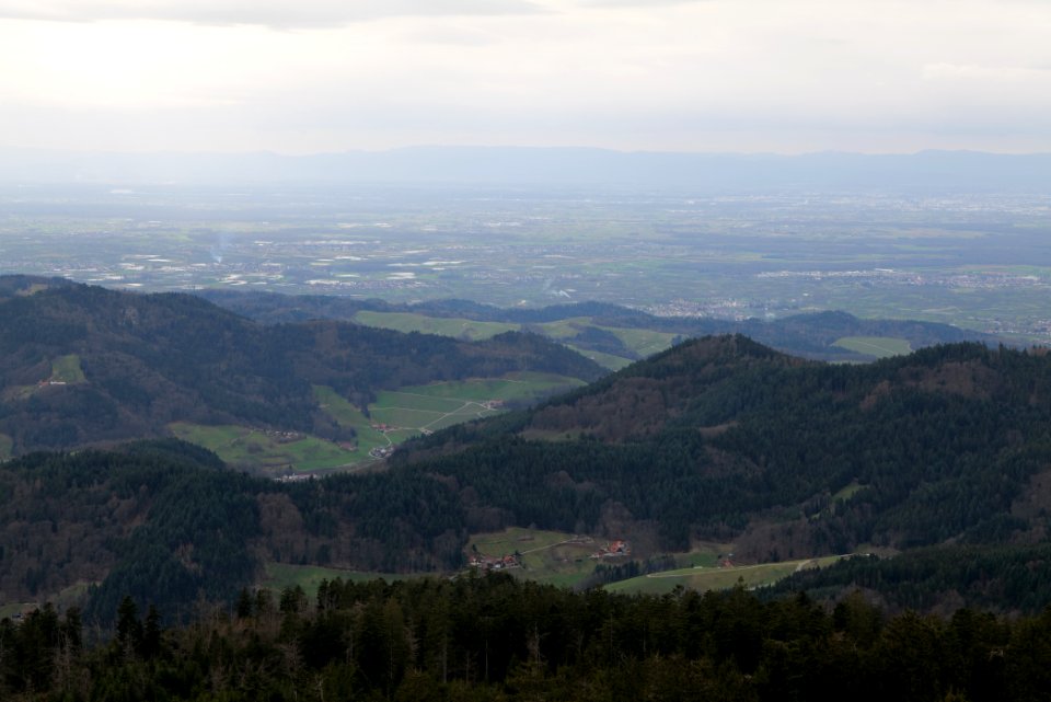 View from trail from Hornisgrinde to Mummelsee 2020-03-14 16