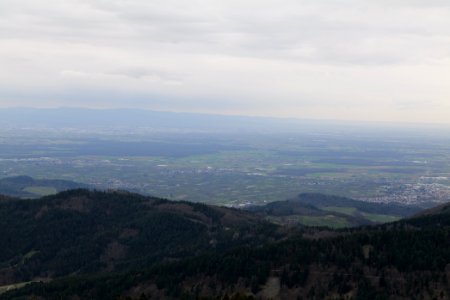 View from trail from Hornisgrinde to Mummelsee 2020-03-14 17
