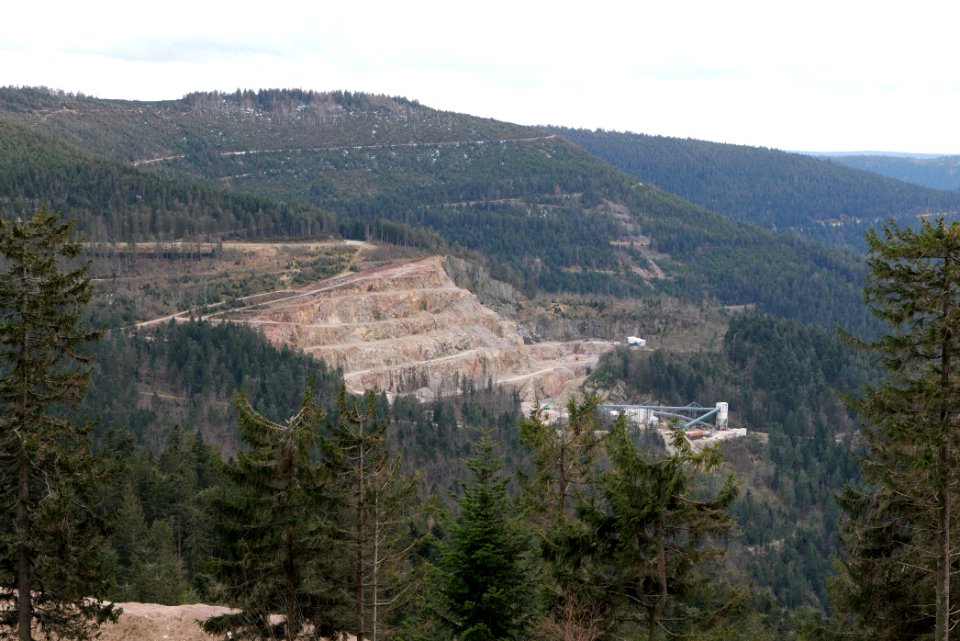 View from trail from Hornisgrinde to Mummelsee 2020-03-14 18
