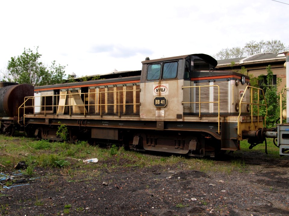VFLI BB41 diesel locomotive at Petite-Rosselle p2