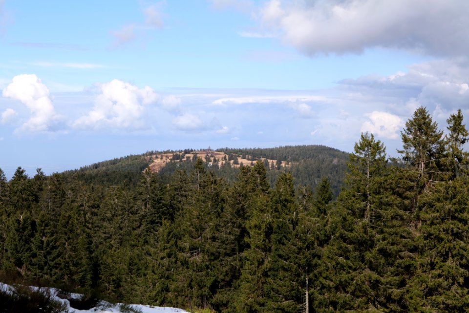 View from trail from Ochsenstall Hornisgrinde to Kleine Grinde 2020-03-14 02