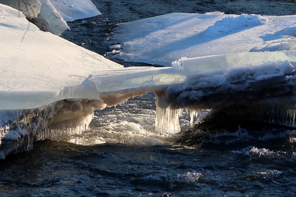 Icicles for snow photo