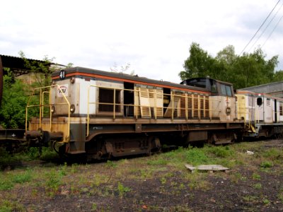 VFLI Cargo BB41 diesel locomotive at Petite-Rosselle p2