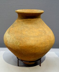 Vessel from Kyushu or Kinki district, Yayoi period, 4th-3rd century BC, ceramic - Tokyo National Museum - Ueno Park, Tokyo, Japan - DSC09120