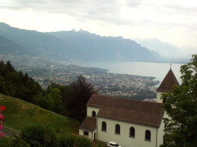Vevey from Mont Pelerin