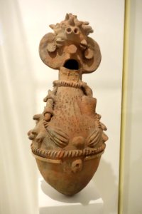 Vessel for Kwandalha Divination, Longuda people, Adamaw or Gombe state, Nigeria, 20th century, terracotta - Brooklyn Museum - Brooklyn, NY - DSC08482