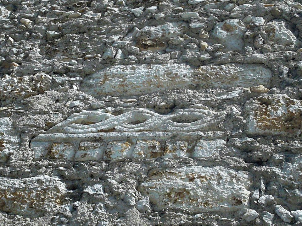 Vestigios mayas en la Iglesia de la 3ª Orden, Mérida, Yucatán (03)