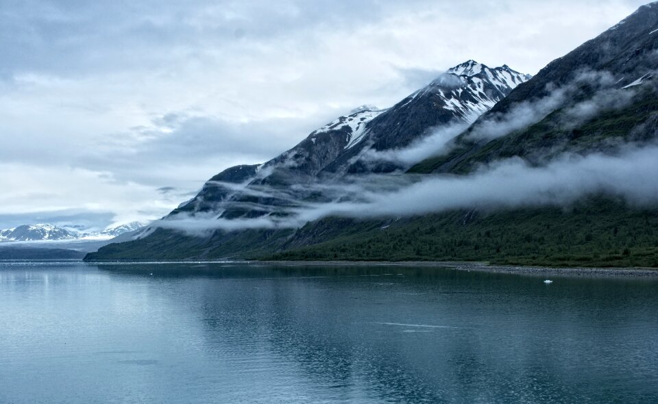 Mountain landscape glacier