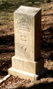 Vicksburg Beulah Cemetery, J. Marshall Moore marker 1