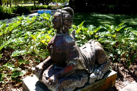 Victorian sphinx - Circus Museum - John and Mable Ringling Museum of Art - Sarasota, FL - DSC00223