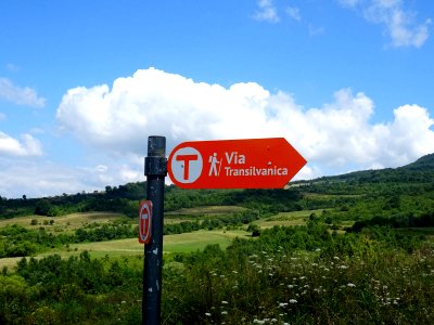 Via Transilvanica marking