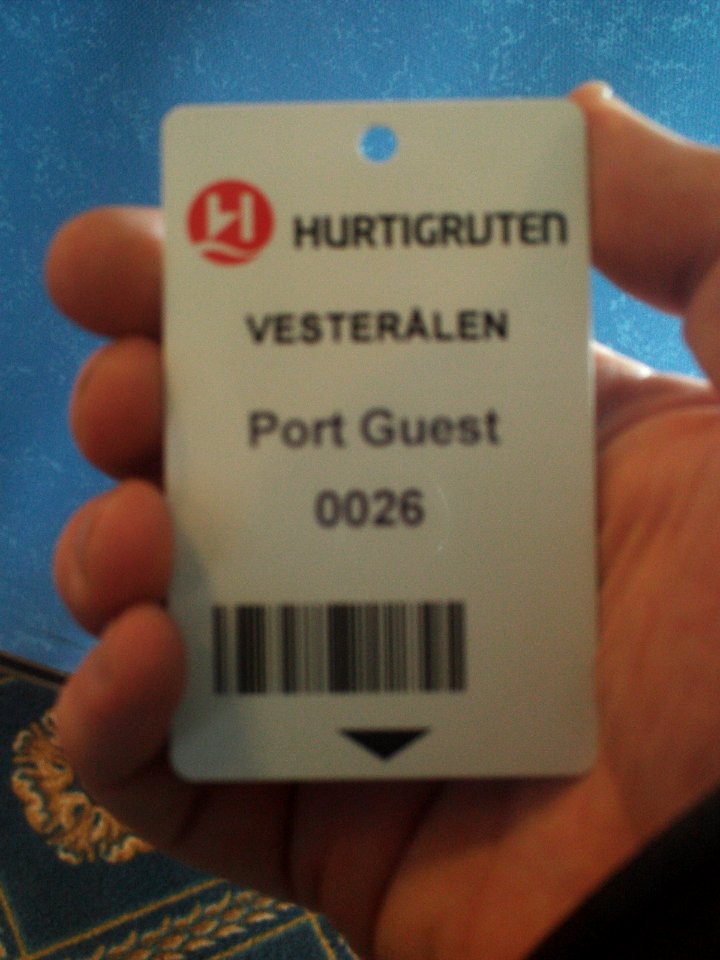 Vesterålen port ticket