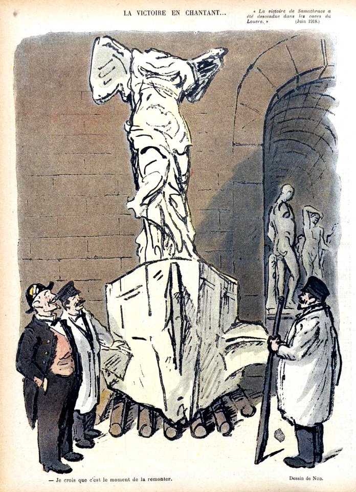 Victoire de Samothrace - Le Rire du 30 novembre 1918