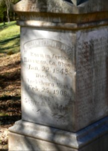 Vicksburg Beulah Cemetery, Wm Tillmon Jones marker 2