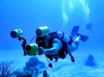 Vidéaste sous-marin