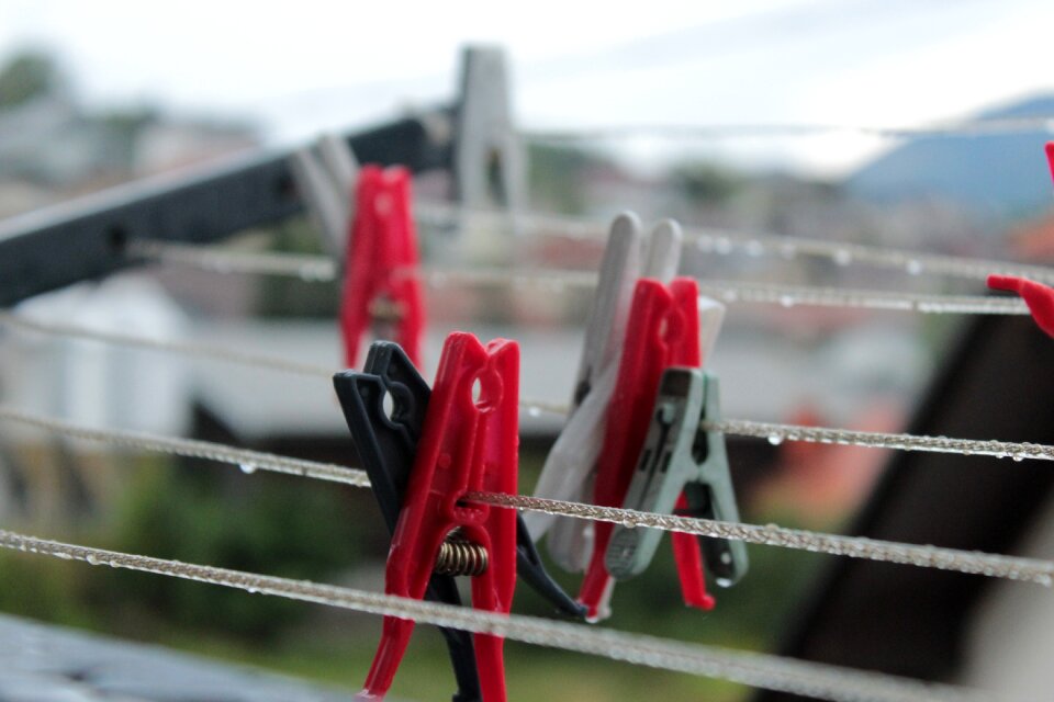 Pin laundry raindrops