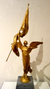 Victory, First Division Memorial (Model), Daniel Chester French, c. 1926, gilt bronze - Huntington Museum of Art - DSC05203
