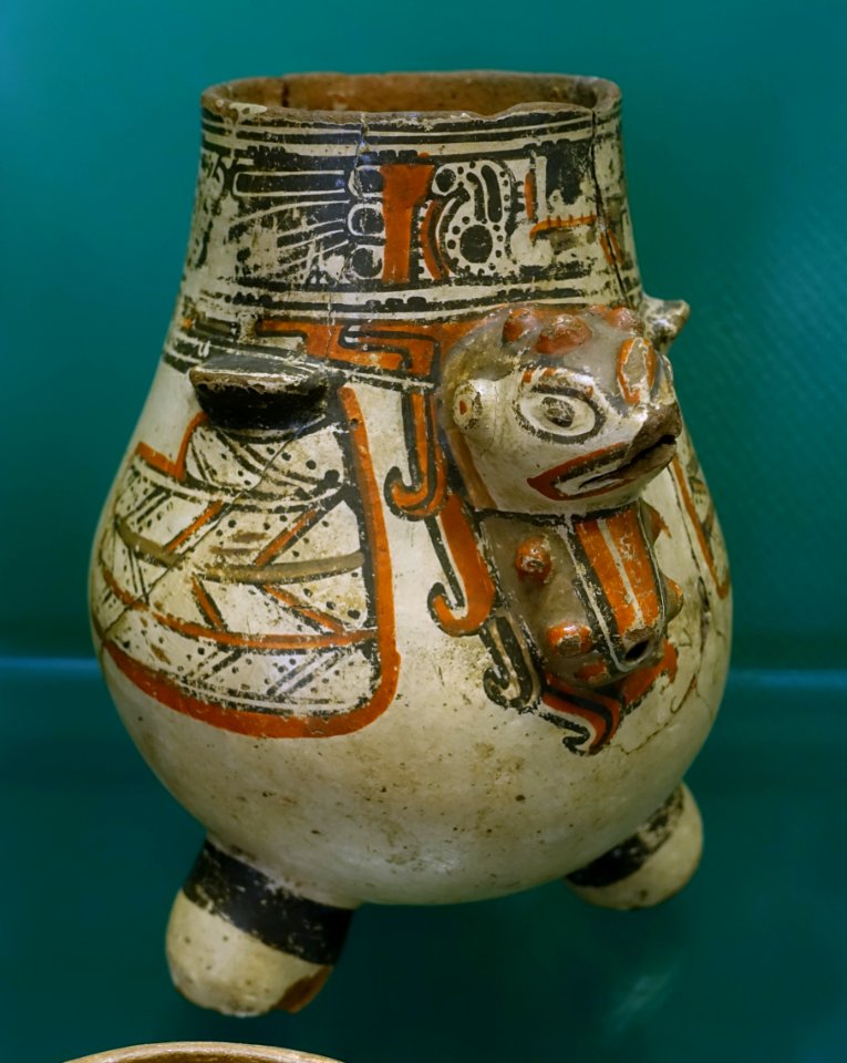 Vessel, Nicoya, Costa Rica, 800-1350 AD, ceramic - Naturhistorisches Museum Nürnberg - Nuremberg, Germany - DSC03994