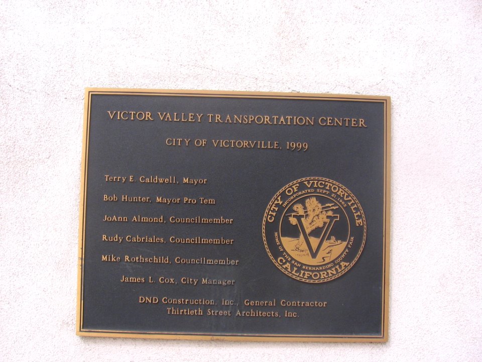 Victor Valley Transportation Center 2111 09