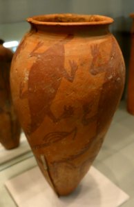 Vessel with animal figures, Egypt, late Neqade II period, marl ceramic - Martin von Wagner Museum - Würzburg, Germany - DSC05400