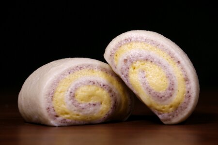 Food double color bread steamed bread