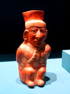 Vessel, prisoner, Moche style, Peru, 100-800 AD, ceramic - Fowler Museum - University of California, Los Angeles - DSC02392