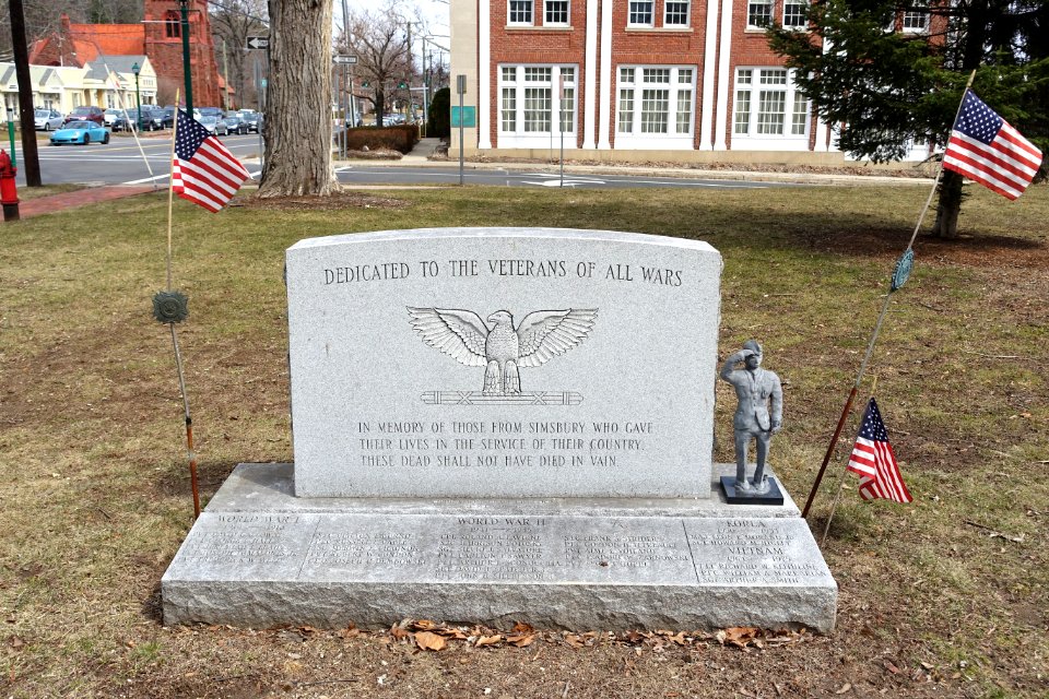 Veterans of All Wars memorial - Simsbury, CT - DSC00572