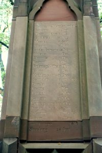 Veteranen-Denkmal inscription - Herrngarten, Darmstadt, Germany - DSC09840