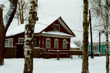 Vesyegonsk 2020-12 wooden buildings photo