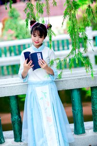Garden women smile