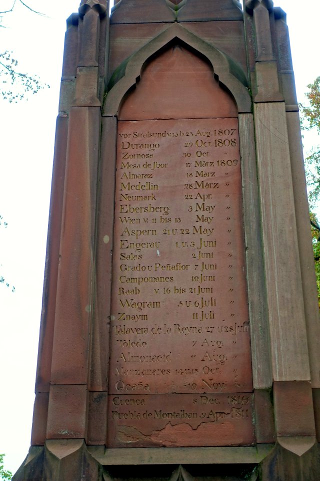 Veteranen-Denkmal inscription - Herrngarten, Darmstadt, Germany - DSC09837
