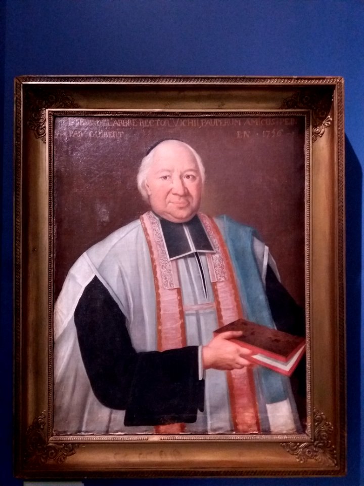 Vichy - Il était une fois la Reine des villes d'eaux - Portrait de l'abbé Delarbre (1756)