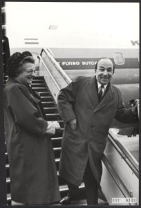 VERTREKKEN, minister-presidenten, overzeese gebiedsdelen, afscheid, Cals Mw, Bestanddeelnr 091-0148