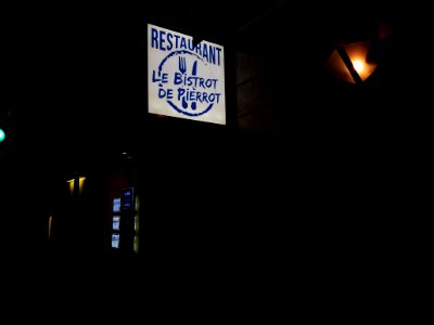 Vichy - Le Bistrot de Pierrot, enseigne