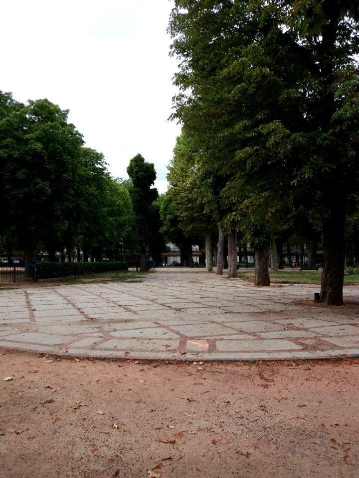 Vichy - Parc des Sources, pavage