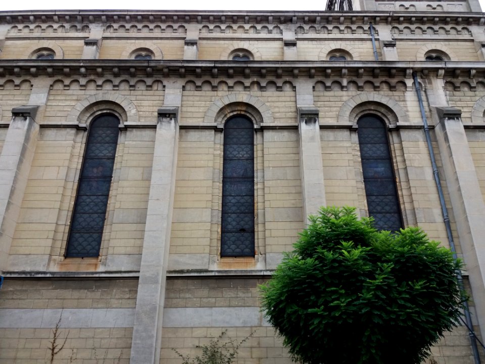Vichy - Chapelle de l'hôpital, mur nord