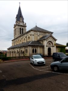 Vichy - Chapelle de l'hôpital, chevet avec entrée (2)