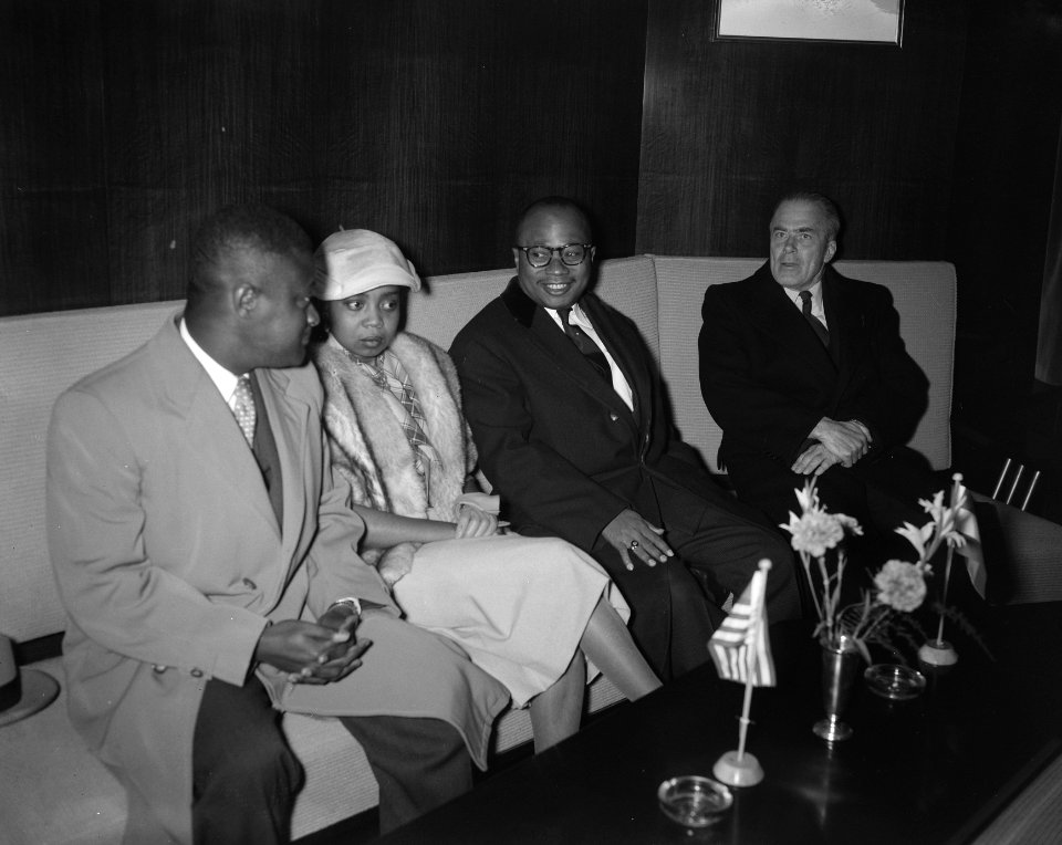 Vice-President van Liberia op Schiphol, Bestanddeelnr 908-6553